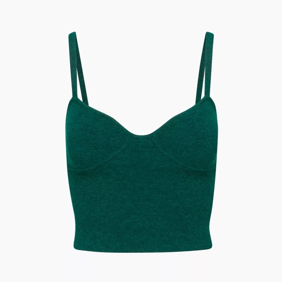 Wilfred Tops - WILFRED green Sicily sweater tank